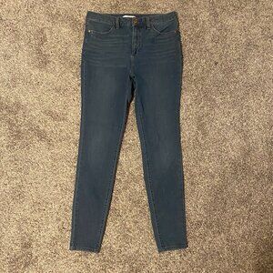 LC Lauren Conrad Feel Good High-Waist Super Skinny Jeans 10 LONG